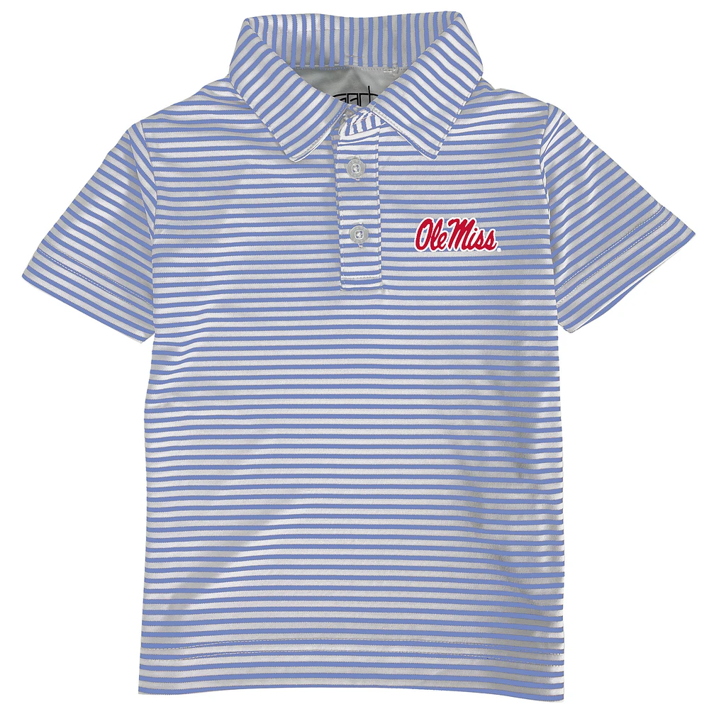 Toddler Garb Powder Blue Ole Miss Rebels Carson Polo