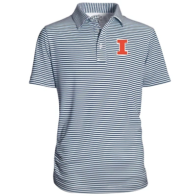 Youth Garb Navy Illinois Fighting Illini Carson Polo