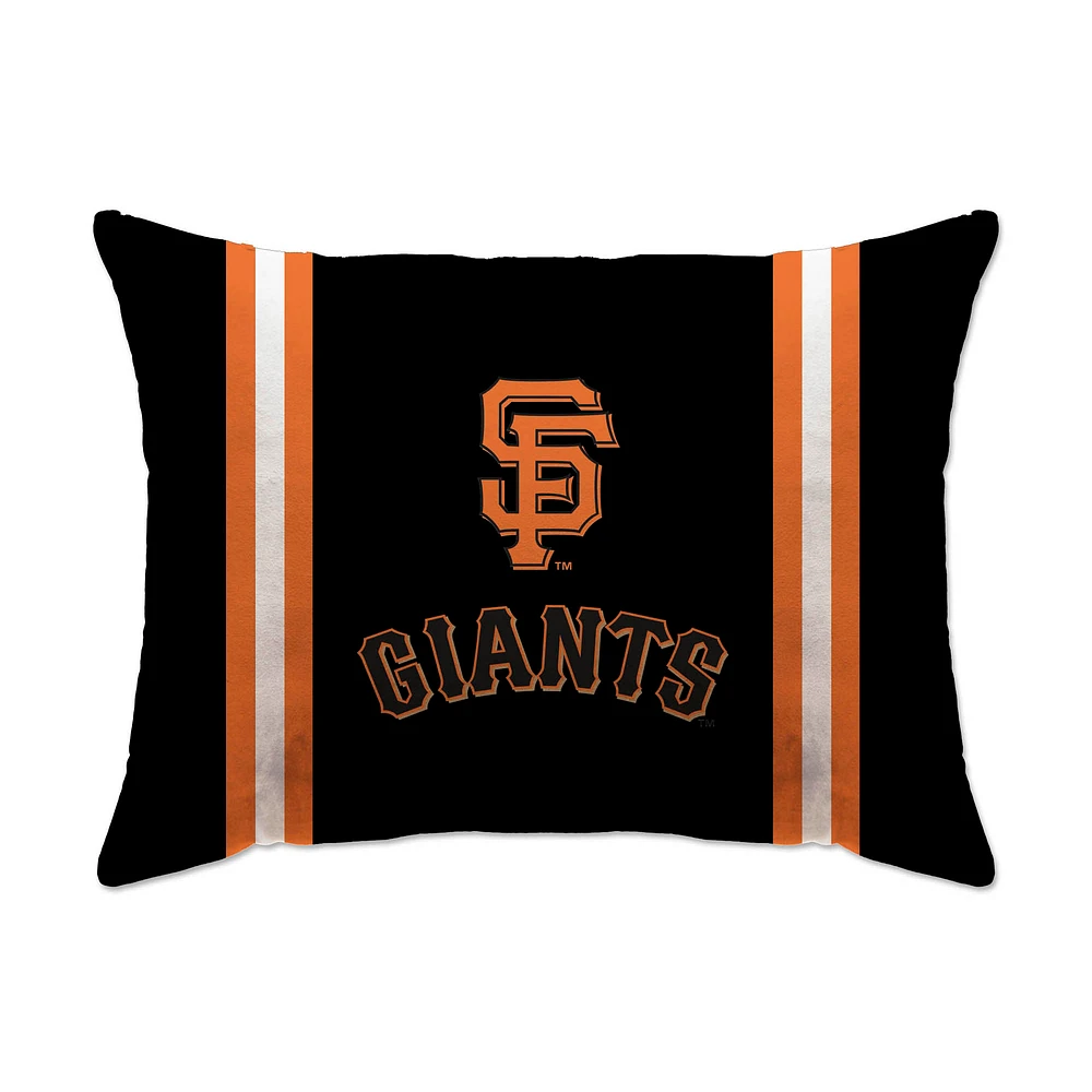 San Francisco Giants 20" x 26" Standard Stripe Logo Micro Plush Bed Pillow Cover