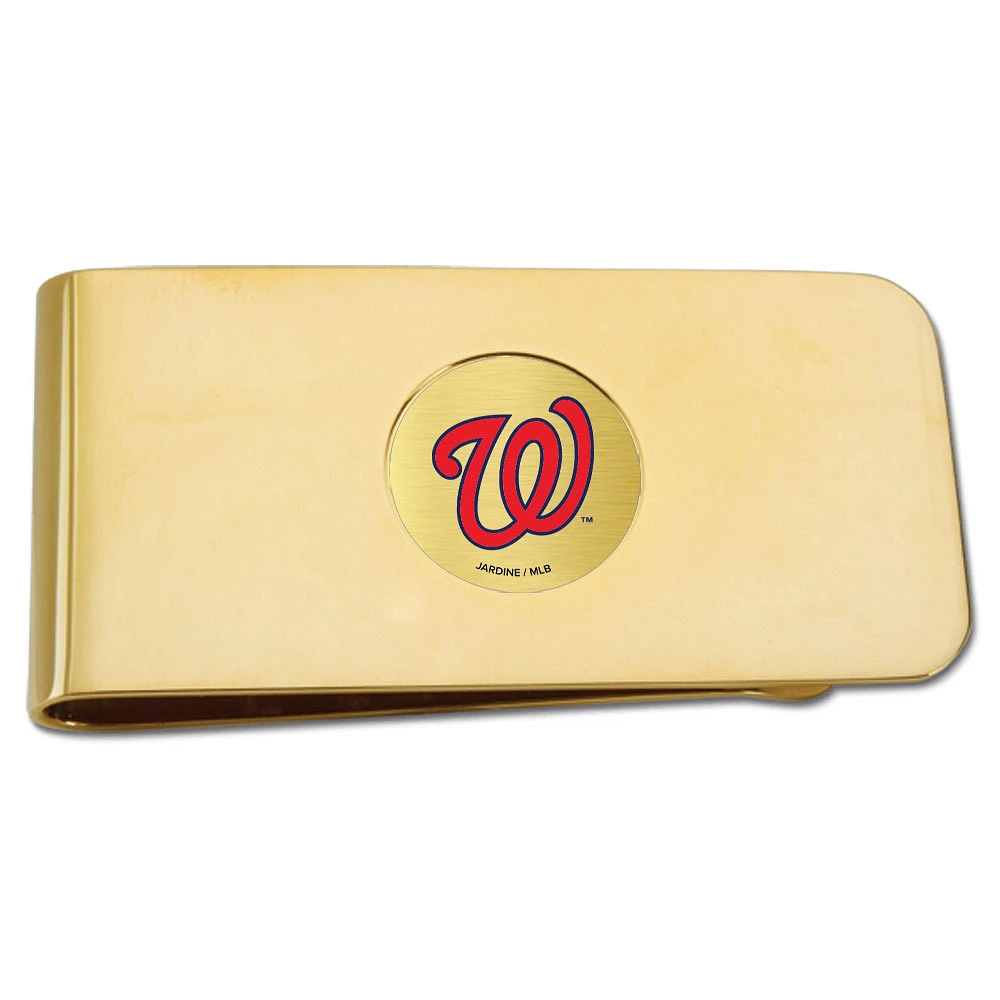 Gold Washington Nationals Money Clip