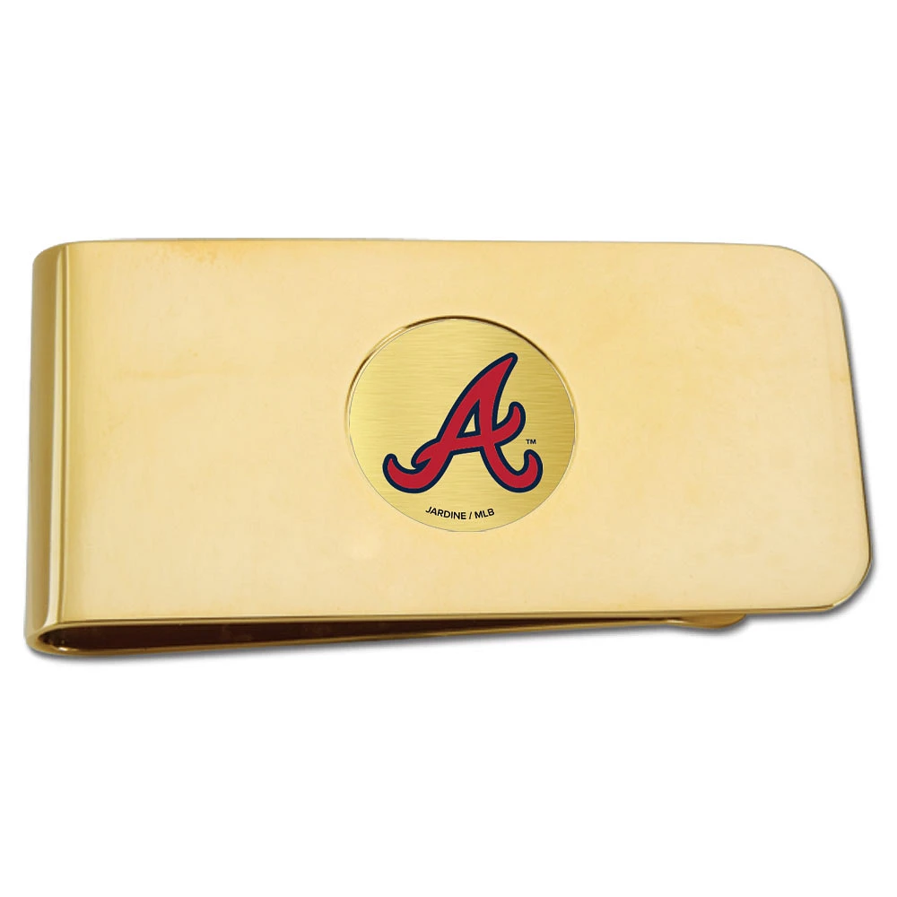 Gold Atlanta Braves Money Clip