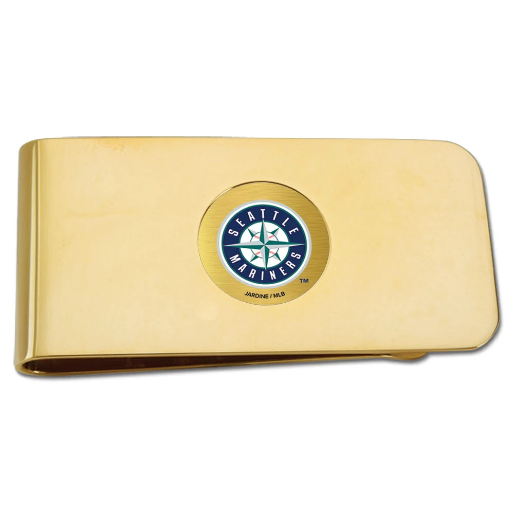 Gold Seattle Mariners Money Clip