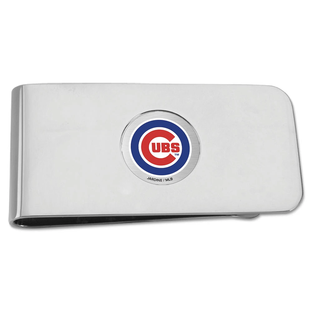 Silver Chicago Cubs Money Clip