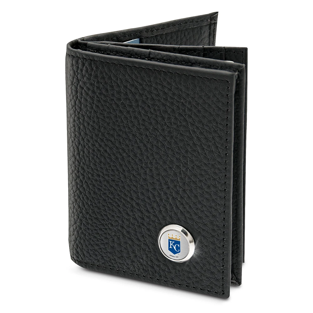 Men's Black Kansas City Royals Business Card Wallet