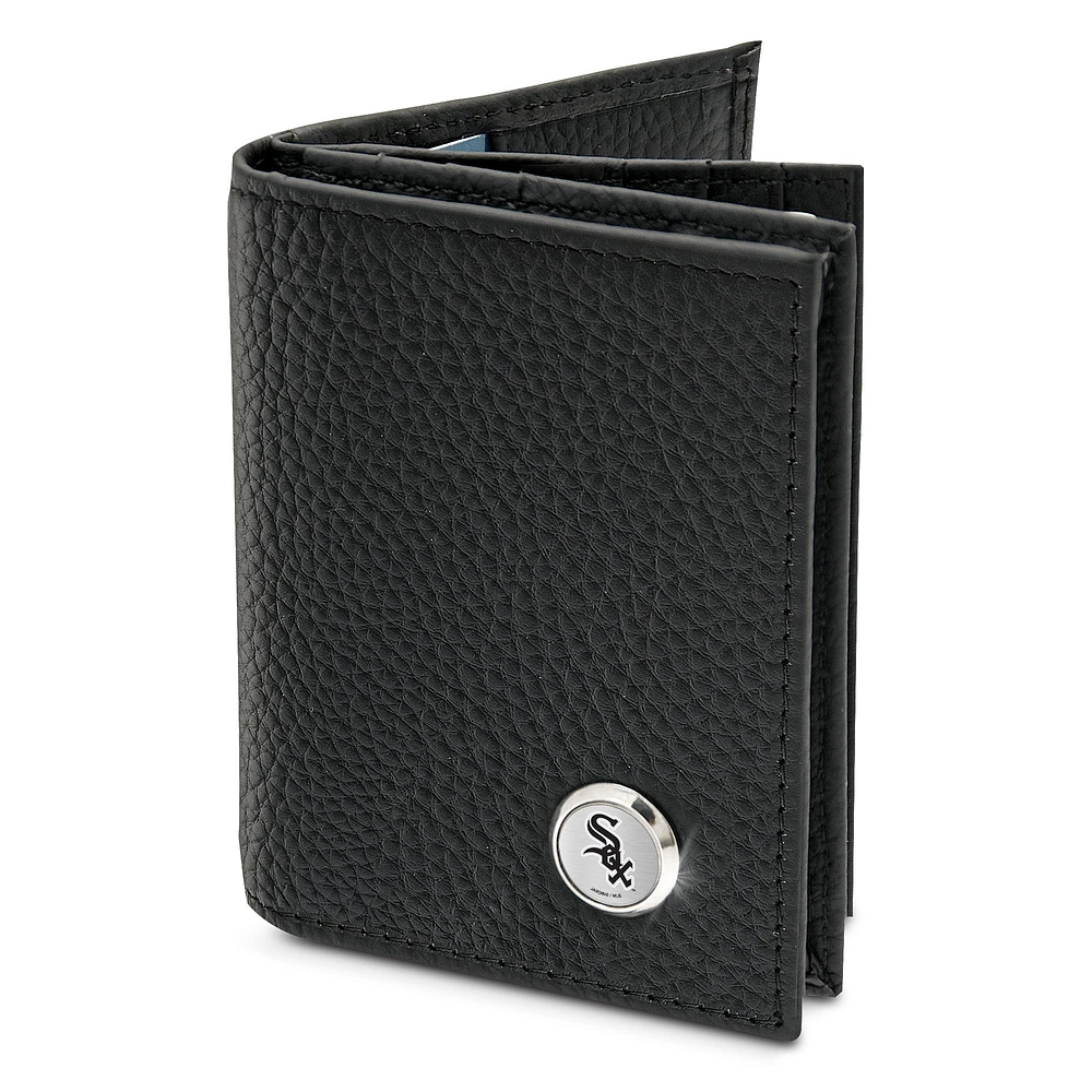 Men's Black Chicago White Sox Business Card Wallet