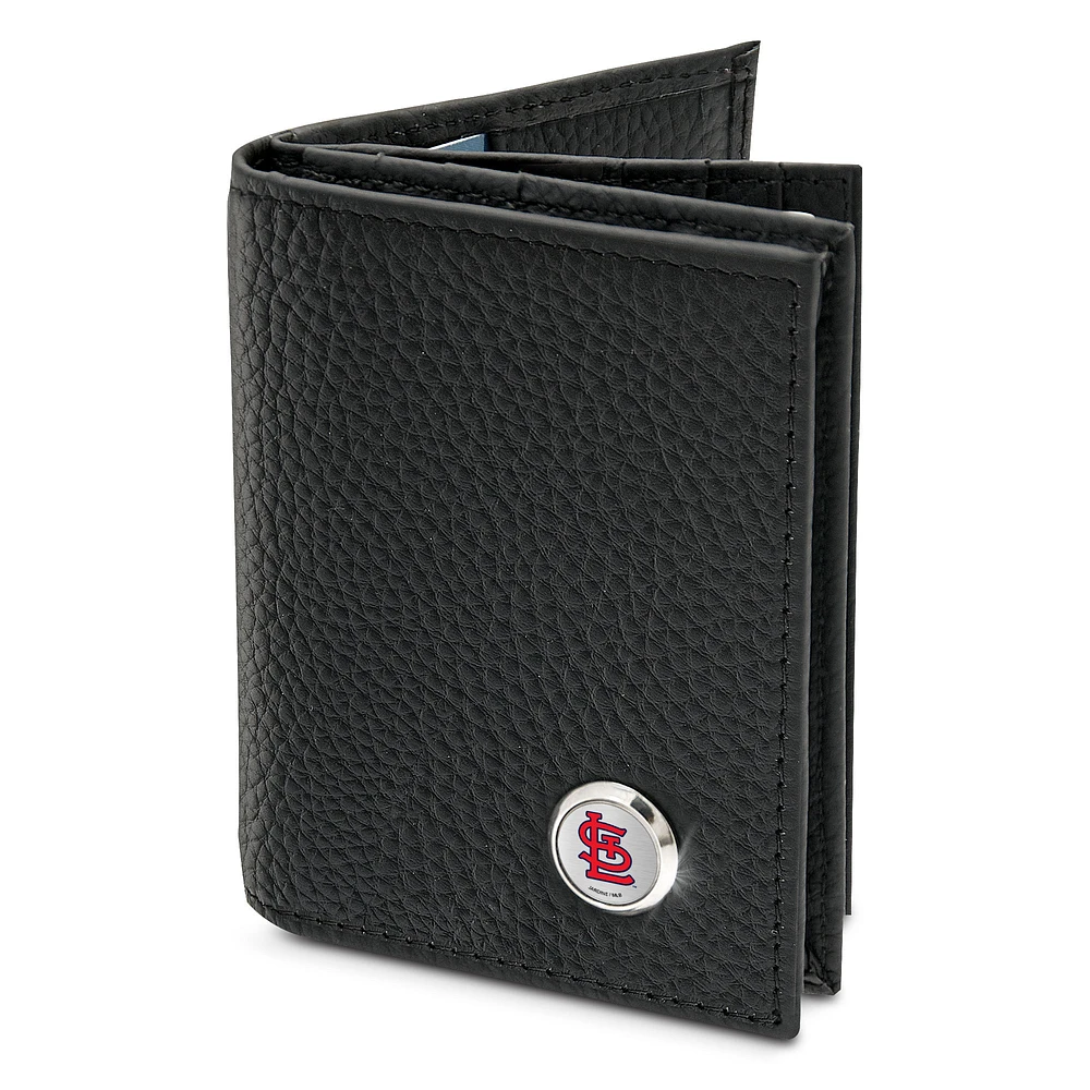 Men's Black St. Louis Cardinals Business Card Wallet