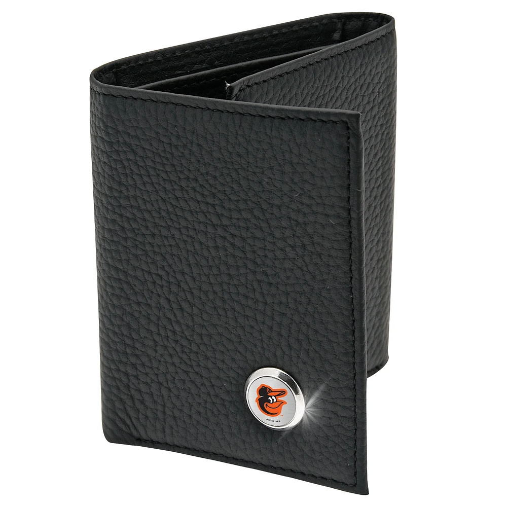Men's Black Baltimore Orioles Leather Wallet