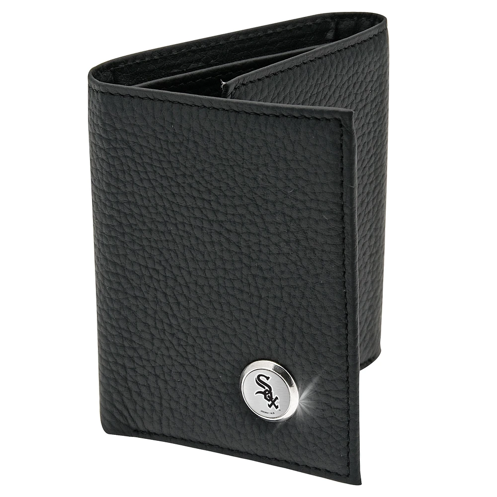 Men's Black Chicago White Sox Leather Wallet