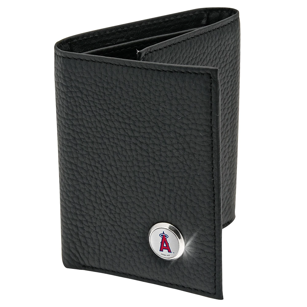 Men's Black Los Angeles Angels Leather Wallet