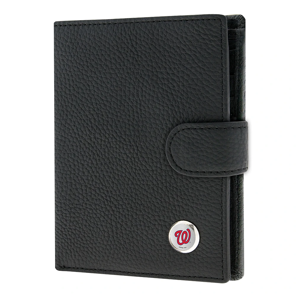Women's Black Washington Nationals Leather Wallet