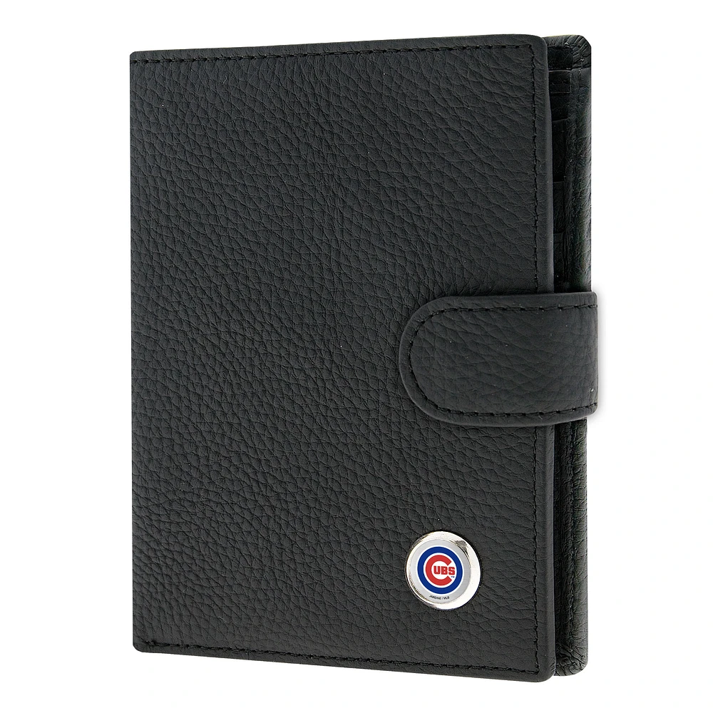 Women's Black Chicago Cubs Leather Wallet