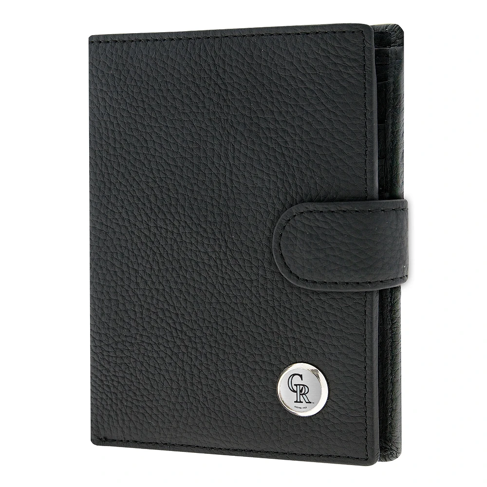 Women's Black Colorado Rockies Leather Wallet