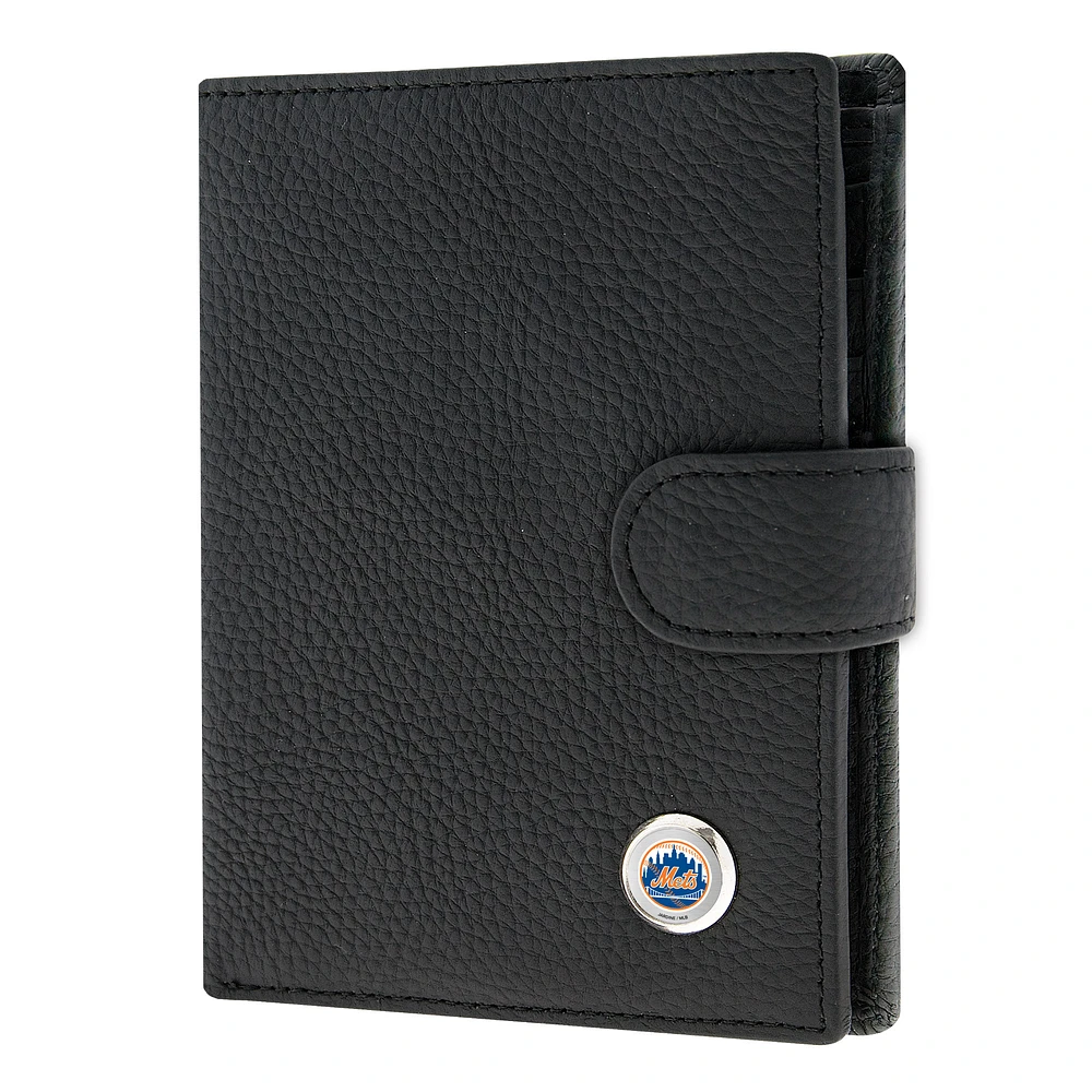Women's Black New York Mets Leather Wallet