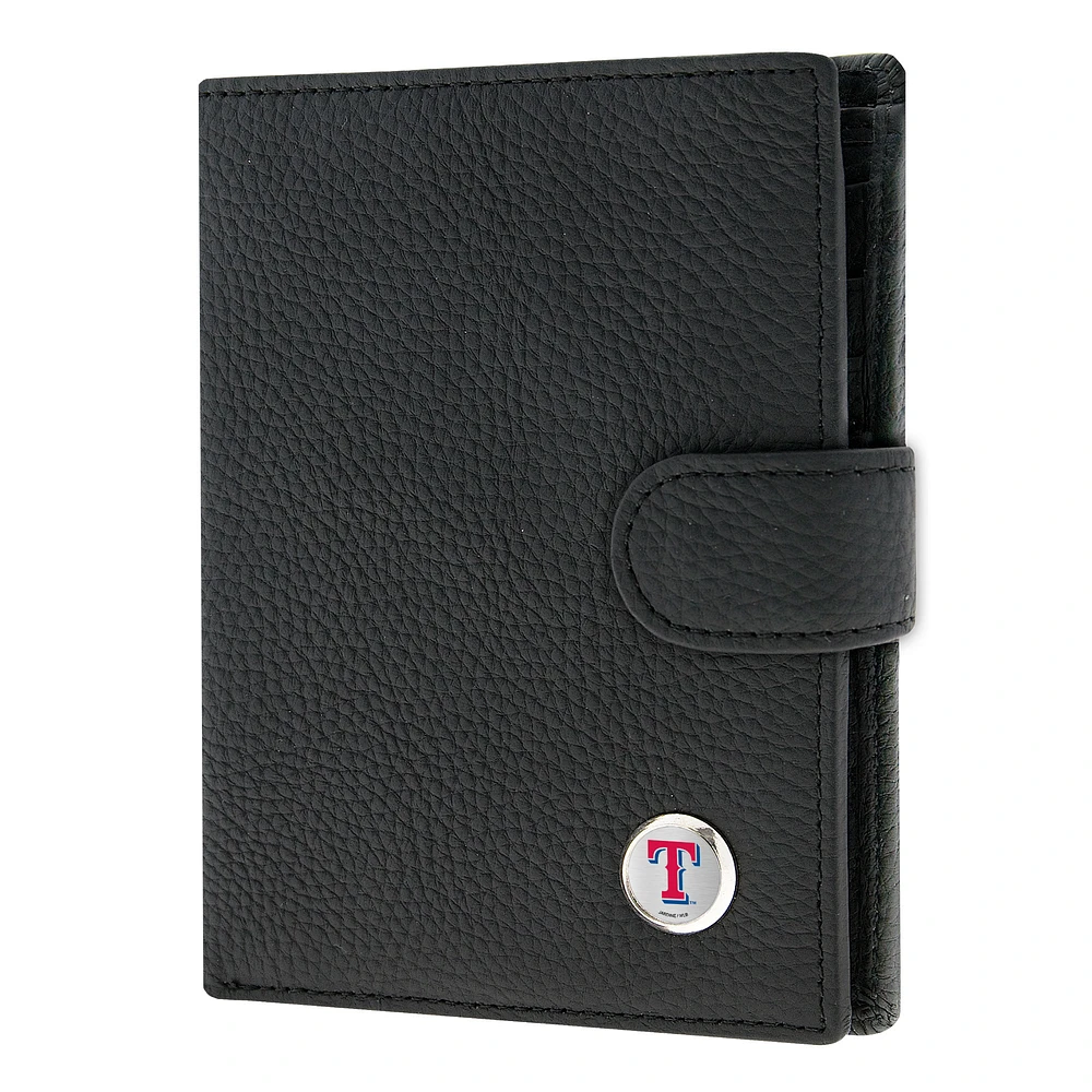 Women's Black Texas Rangers Leather Wallet