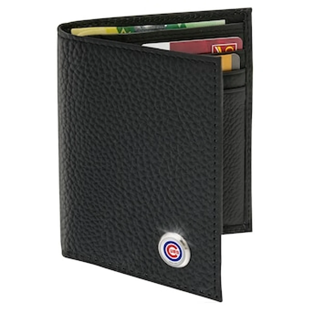 Men's Black Chicago Cubs Billfold Wallet