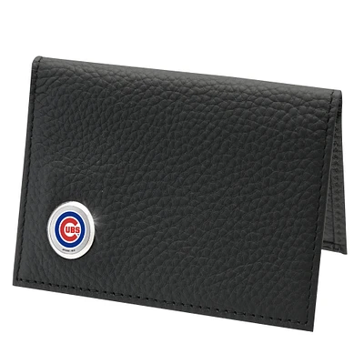 Men's Black Chicago Cubs Credit Card Wallet