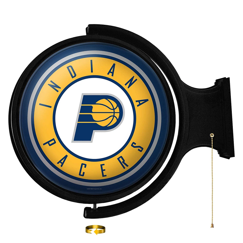 Indiana Pacers 21'' x 23'' Rotating Lighted Wall Sign