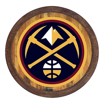 Denver Nuggets 20.25'' Faux Barrel Top Sign