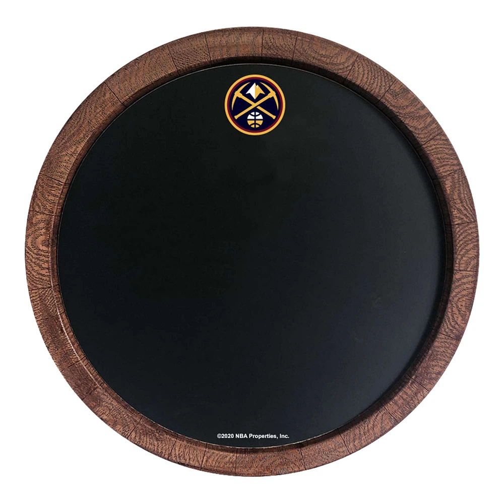 Denver Nuggets 20.25'' Round Chalkboard Faux Barrel Top Sign