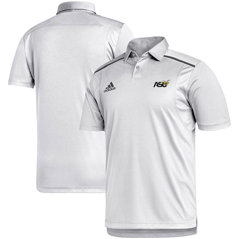 Men's adidas White Alabama State Hornets Sideline Team-Issued Polo