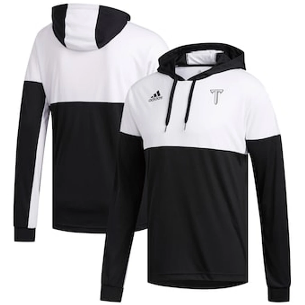 Men's adidas Black Troy University Trojans Sideline Legend Shooter Pullover Hoodie