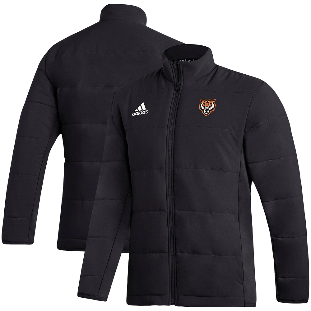 Men's adidas Black Idaho State Bengals Sideline Midweight Full-Zip Jacket