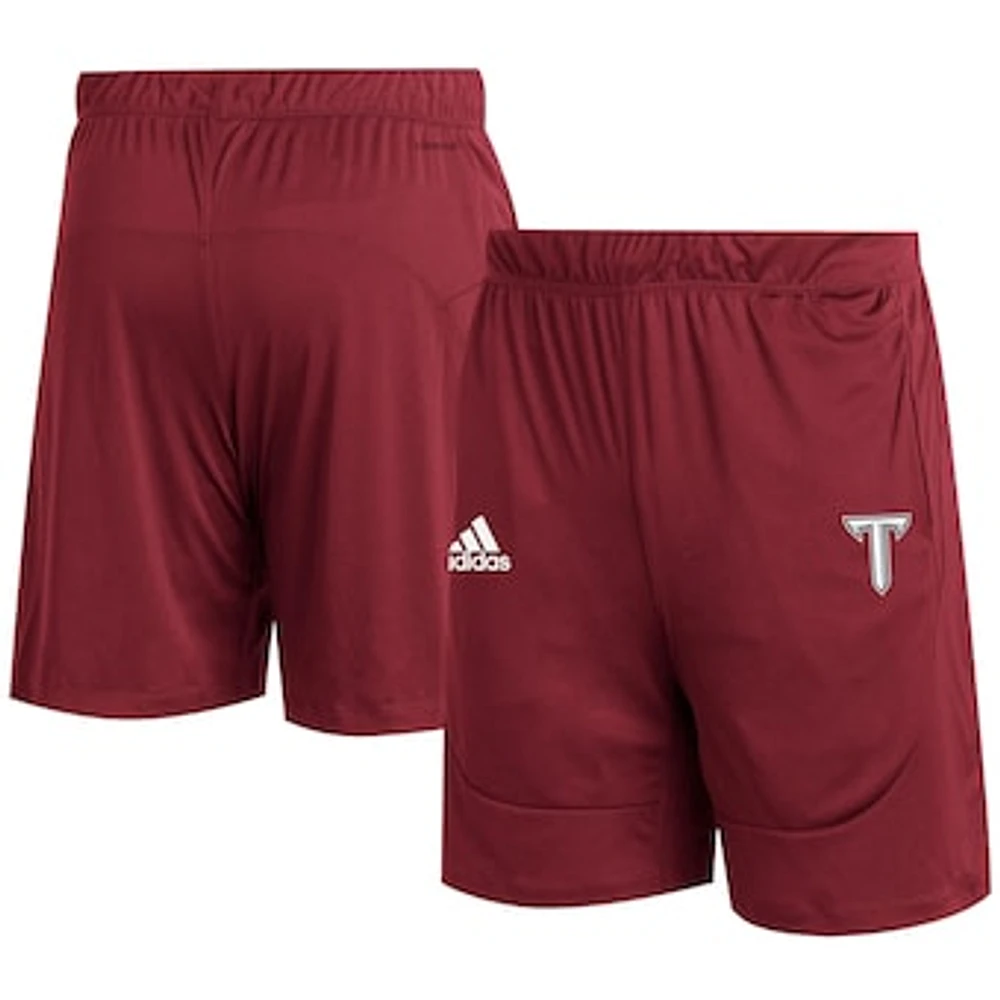 Men's adidas Cardinal Troy University Trojans Sideline21 Knit Shorts