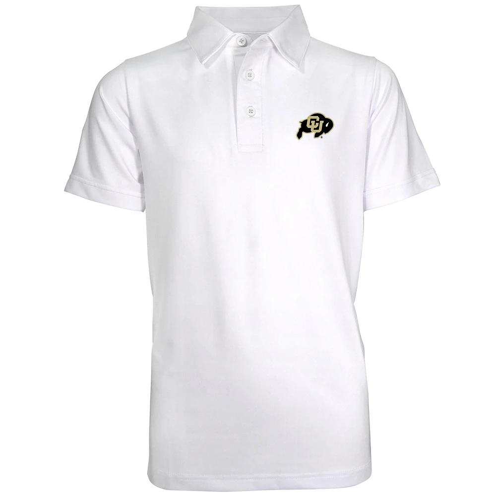 Youth Garb White Colorado Buffaloes Polo