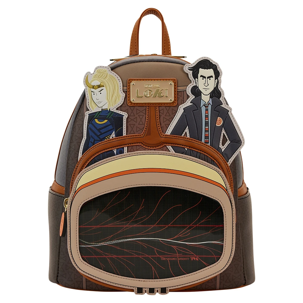 Loungefly Loki TVA Multiverse Lenticular Mini Backpack