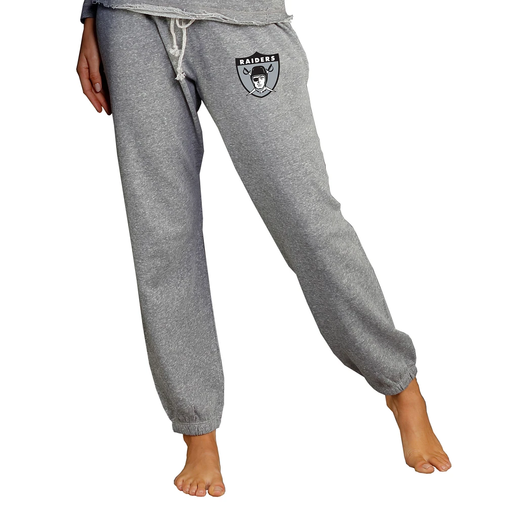 Women's Concepts Sport Gray Las Vegas Raiders Mainstream Lounge Jogger Pants