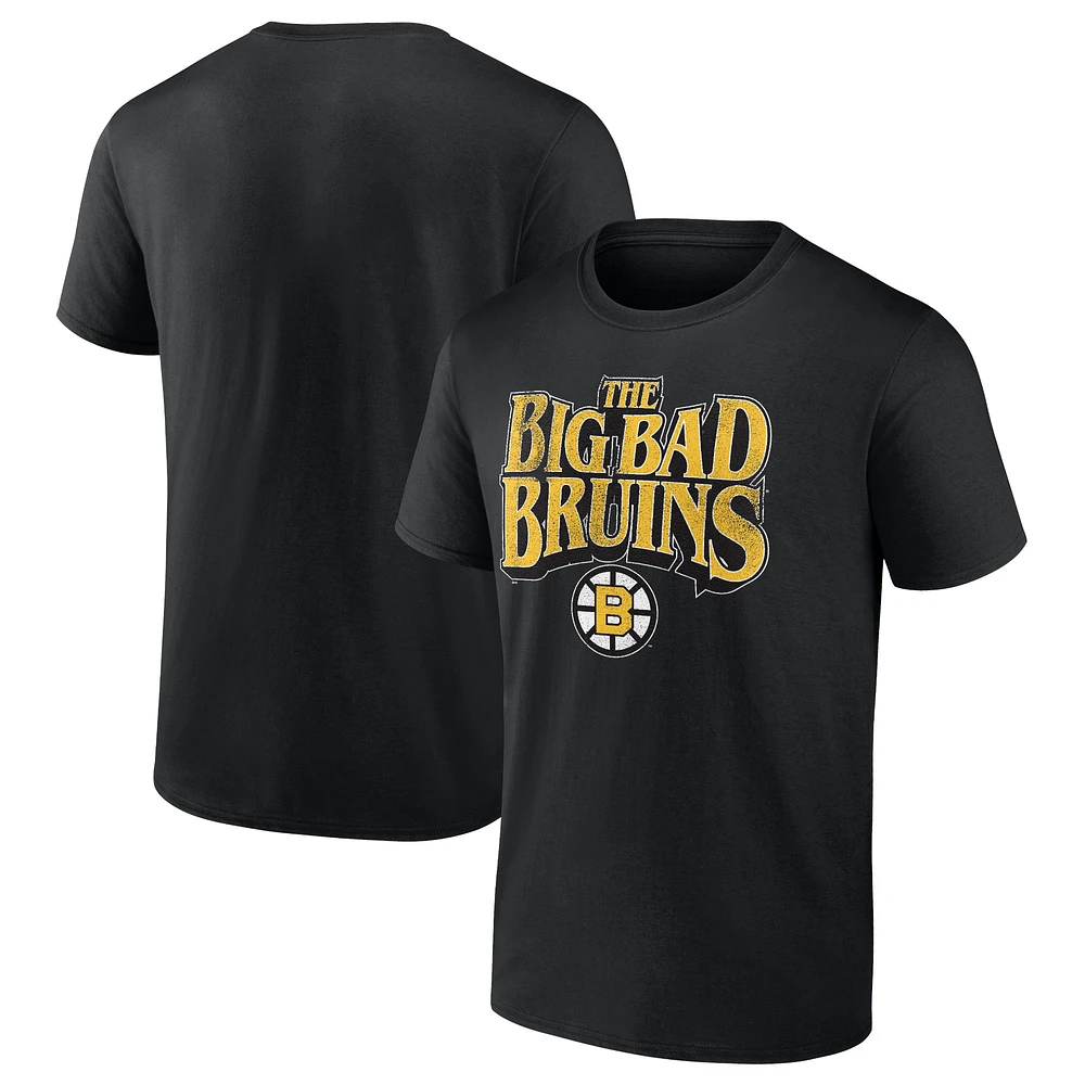 Men's Fanatics Black Boston Bruins Centennial The Big Bad Bruins T-Shirt