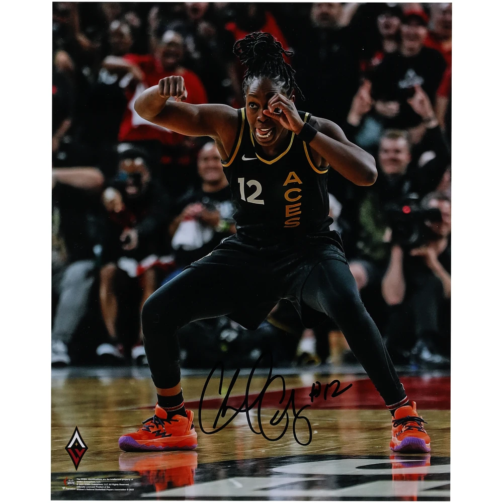 Chelsea Gray Las Vegas Aces 2023 WNBA Finals Champion Autographed 8" x 10" Action Photograph