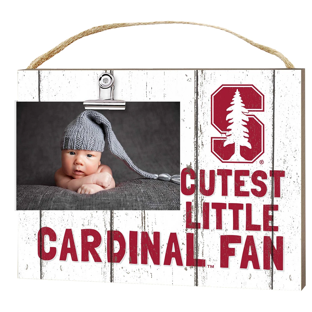 Stanford Cardinal 8'' x 10'' Cutest Little Weathered Logo Clip Photo Frame