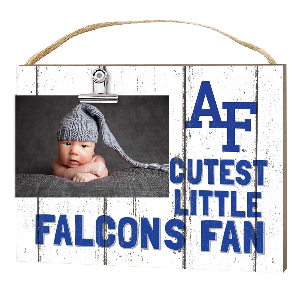 Air Force Falcons 8'' x 10'' Cutest Little Weathered Logo Clip Photo Frame
