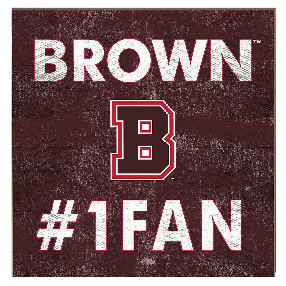 Brown Bears 10" x 10" #1 Fan Plaque