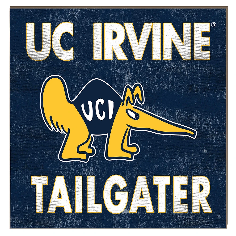 UC Irvine Anteaters 10" x 10" Team Color Tailgater Plaque