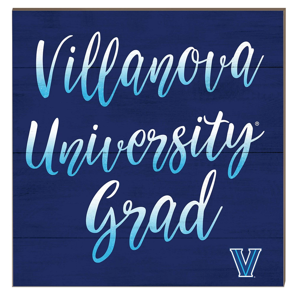 Villanova Wildcats 10" x 10" Grad Plaque
