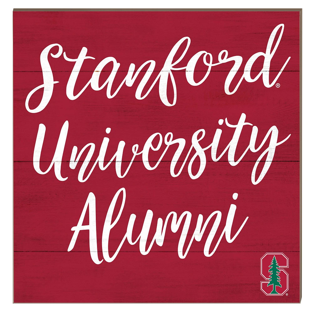 Stanford Cardinal 10" x 10" Alumni Plaque