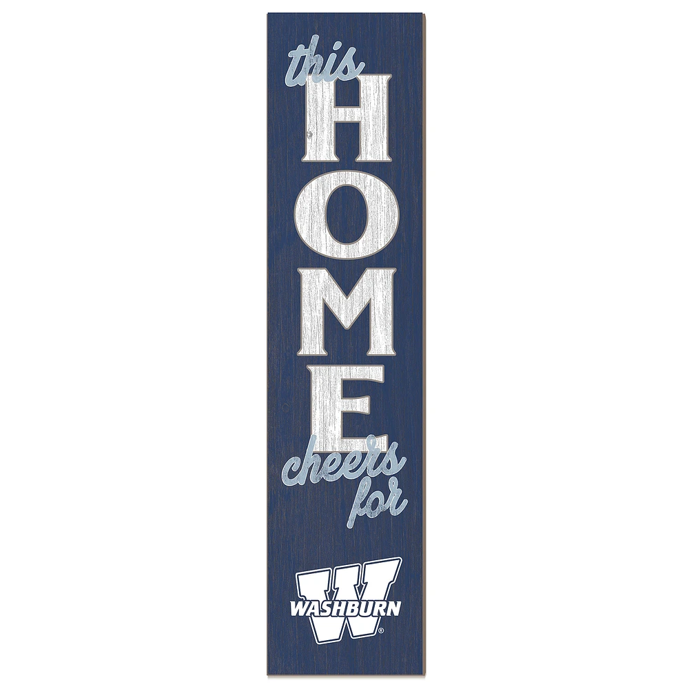 Washburn Ichabods 12" x 48" This Home Leaner