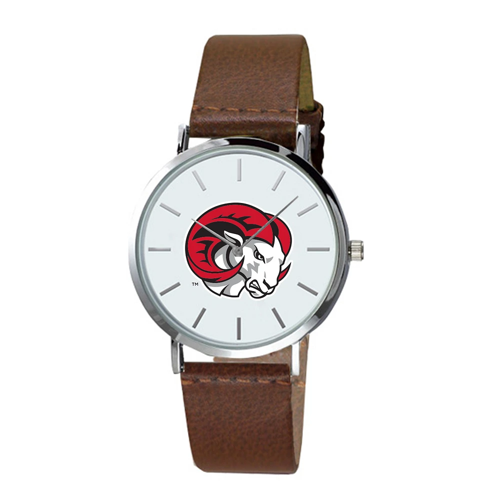 Men's Brown Winston-Salem State Rams Plexus Leather Watch