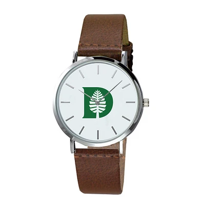 Men's Brown Dartmouth Big Green Plexus Leather Watch