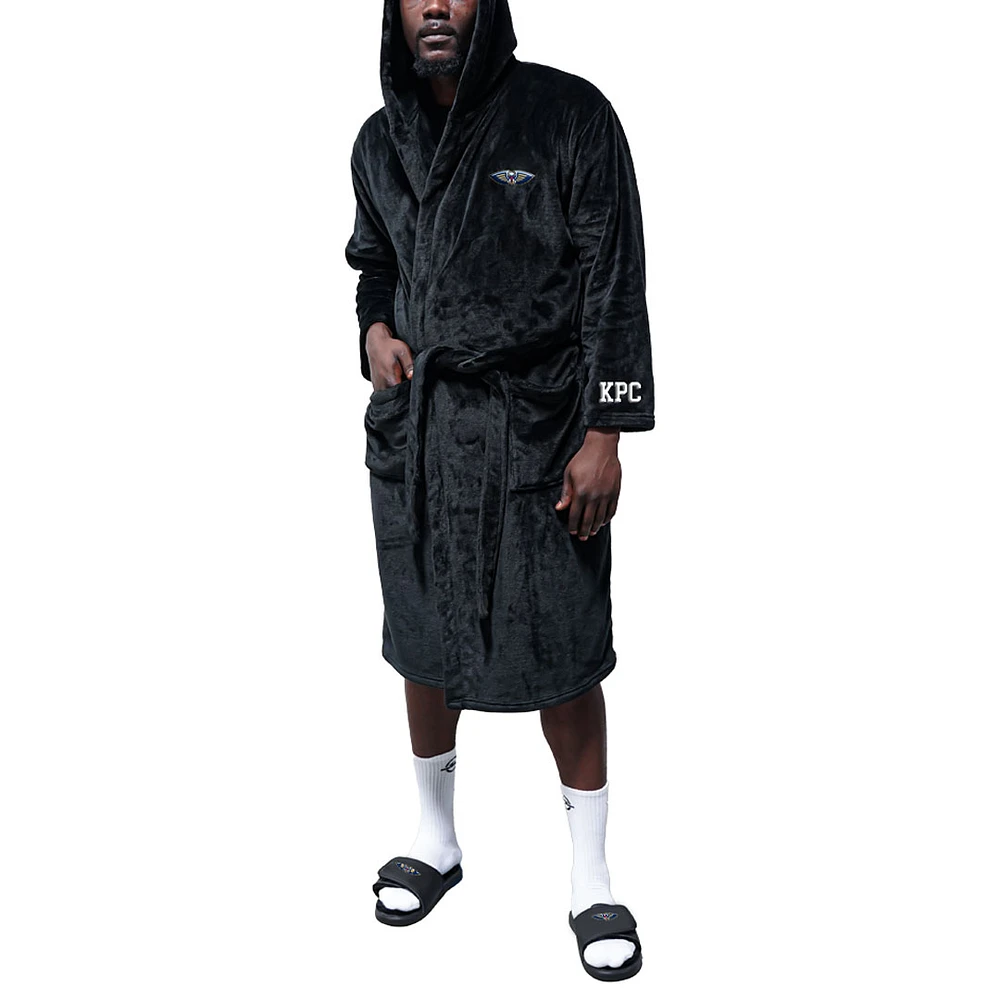 Men's ISlide Black New Orleans Pelicans Personalized Phantom Robe