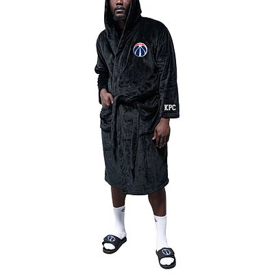 Men's ISlide Black Washington Wizards Personalized Phantom Robe