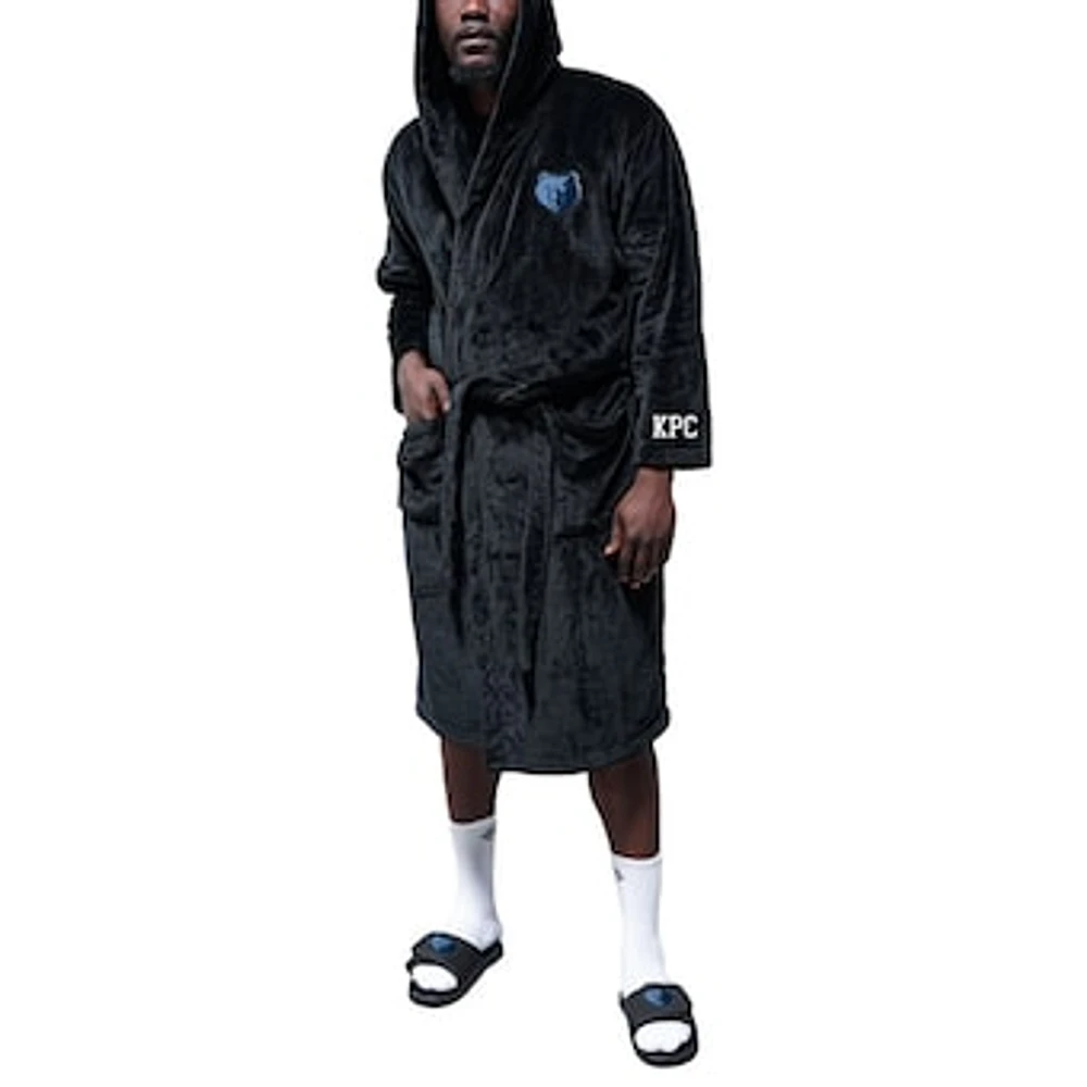 Men's ISlide Black Memphis Grizzlies Personalized Phantom Robe