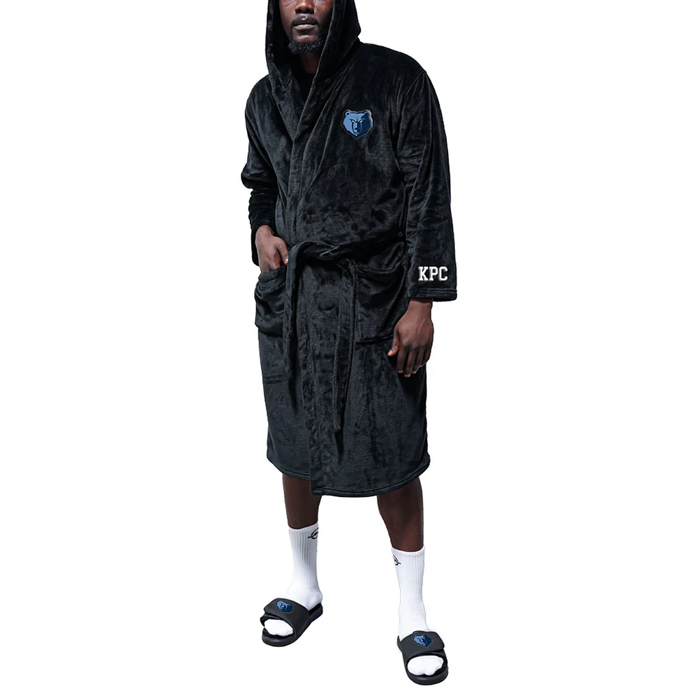 Men's ISlide Black Memphis Grizzlies Personalized Phantom Robe