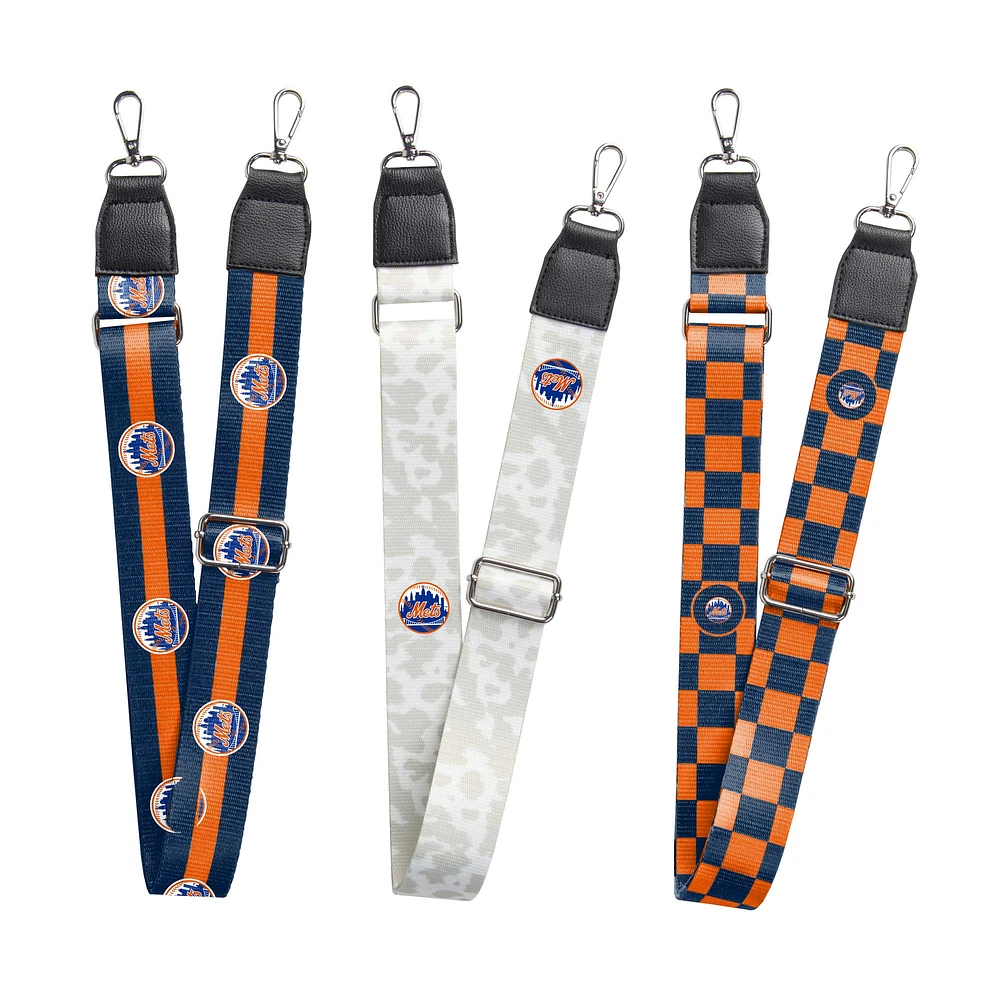 New York Mets 3-Pack Bag Strap Set