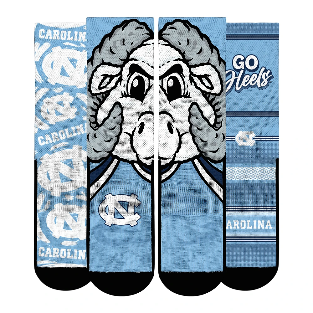 Unisex Rock Em Socks North Carolina Tar Heels Fan Favorite Three-Pack Crew Sock Set