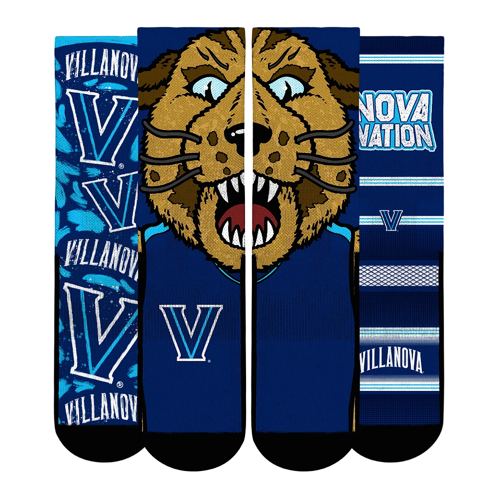 Unisex Rock Em Socks Villanova Wildcats Fan Favorite Three-Pack Crew Sock Set
