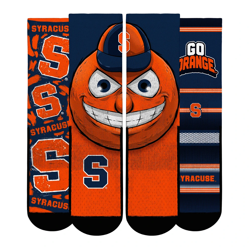 Unisex Rock Em Socks Syracuse Orange Fan Favorite Three-Pack Crew Sock Set