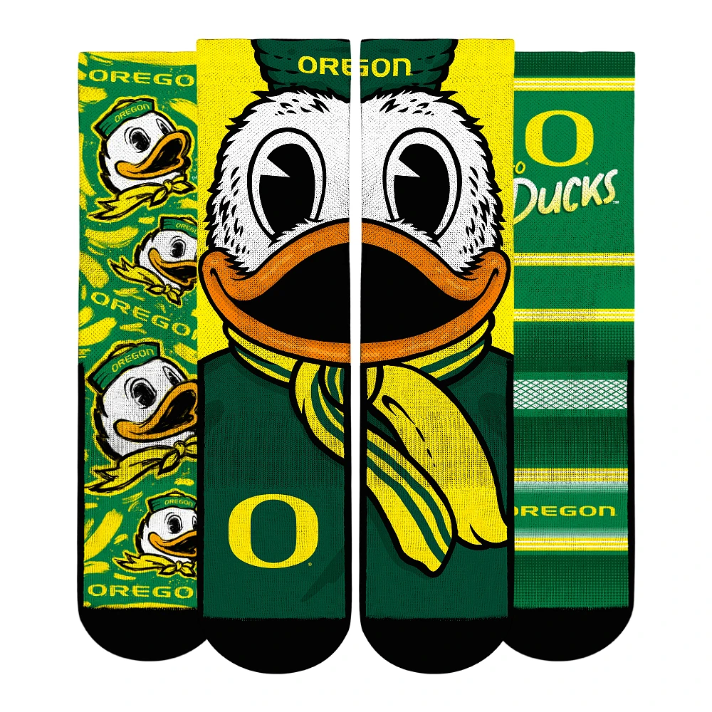 Youth Rock Em Socks Oregon Ducks Fan Favorite Three-Pack Crew Sock Set